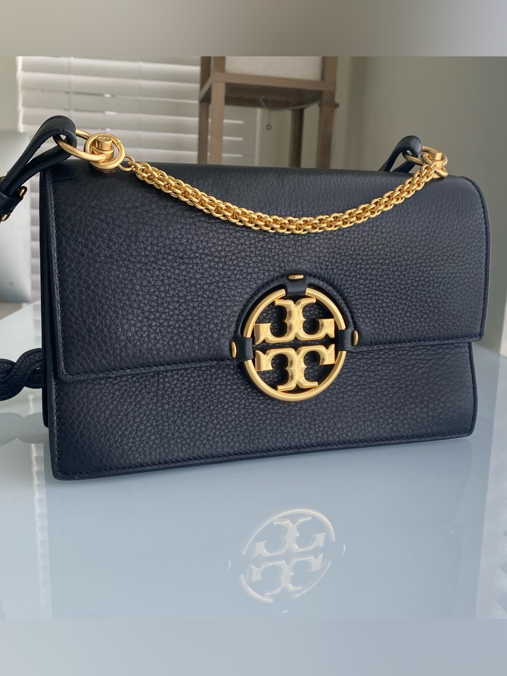 Tory Burch Miller Shoulder Bag in Black